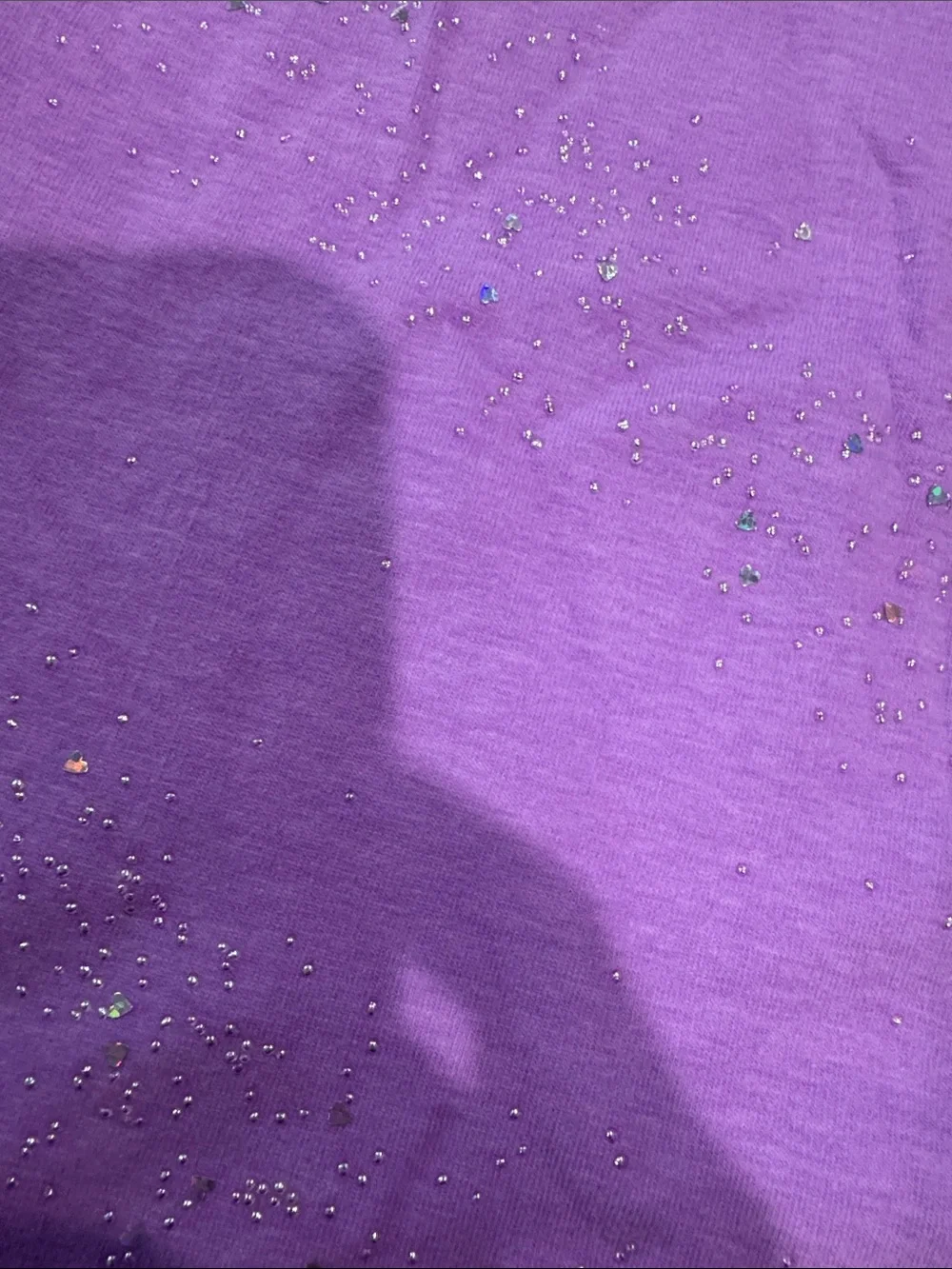 Lavender Sparkle Cami Tank Top size 10 !